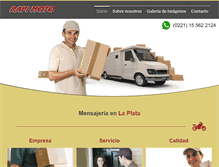 Tablet Screenshot of mensajeriarapimoto.com